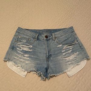 Distressed American Eagle Shorts, size 8